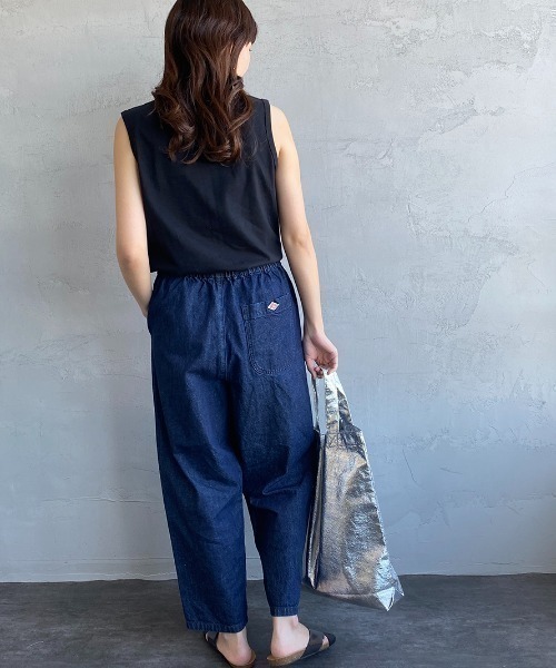 DANTON（ダントン）の「[DANTON/ダントン] 10oz デニムイージーパンツ（デニムパンツ・レディース・ダークインディゴブルー・36）」の8枚目の写真