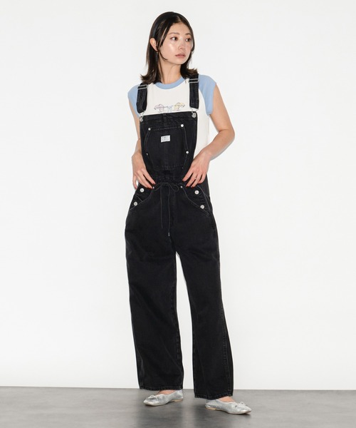 Levi's（リーバイス）の「Levi's/リーバイス APRON OVERALL ブラック OPEN MIND（サロペット/オーバーオール・レディース・ブラック・XS/S/M）」の11枚目の写真