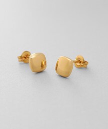 シルバー クッションシェイプ スタッドピアス GP