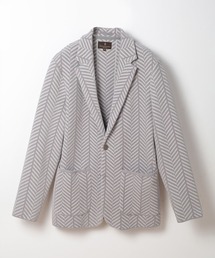 MEN'S BIGI | ヘリンボーンニットジャケット(テーラードジャケット)