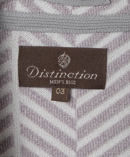 MEN'S BIGI（メンズビギ）の「ヘリンボーンニットジャケット（テーラードジャケット・メンズ・グレー/レンガ/ネイビー・02/03/04）」の10枚目の写真