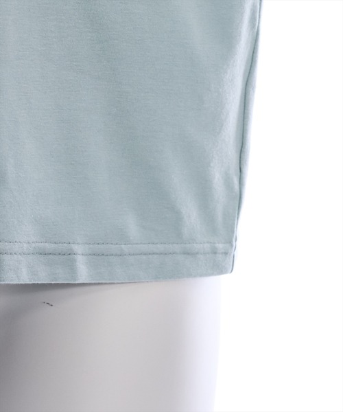 clear（クリア）の「異素材ドッキングフリルスリーブＴシャツ［大人 カジュアル］≪再入荷≫（Tシャツ/カットソー・レディース・オフホワイト/ミント/ブラック・F）」の13枚目の写真