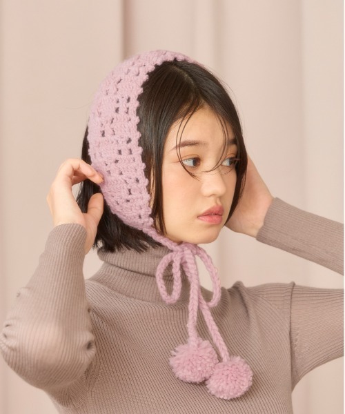 kaorinomori（カオリノモリ）の「kaorinomori フォルヘアバンド / カオリノモリ（ヘアバンド・レディース・チャコール/ピンク・FREE）」の7枚目の写真