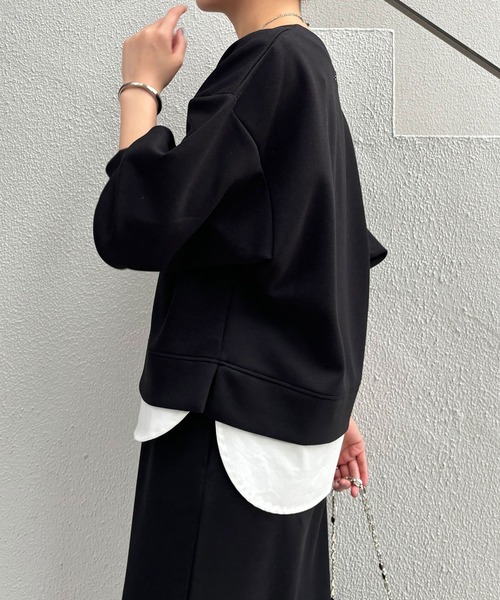 COLLAGE GALLARDAGALANTE（コラージュガリャルダガランテ）の「ダンボールセットアップ/2点セットアイテム/WEB限定（ワンピース・レディース・グレー/ブラック・FREE）」の15枚目の写真