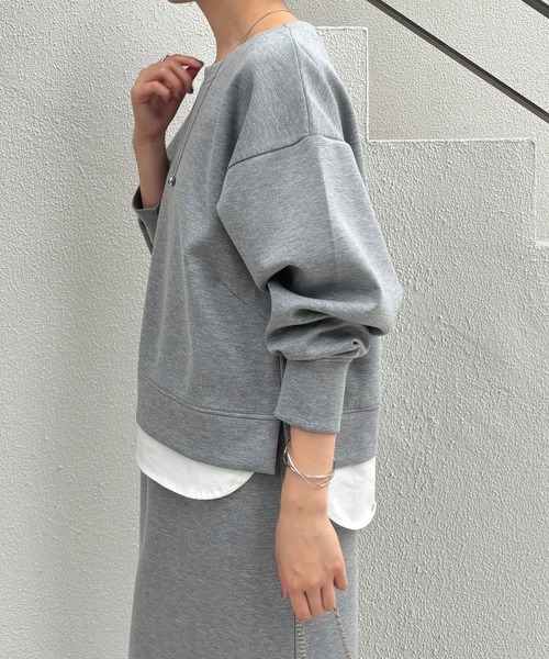 COLLAGE GALLARDAGALANTE（コラージュガリャルダガランテ）の「ダンボールセットアップ/2点セットアイテム/WEB限定（ワンピース・レディース・グレー/ブラック・FREE）」の7枚目の写真