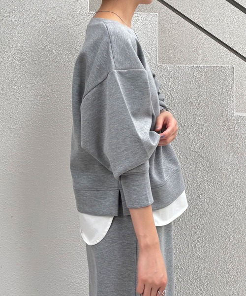 COLLAGE GALLARDAGALANTE（コラージュガリャルダガランテ）の「ダンボールセットアップ/2点セットアイテム/WEB限定（ワンピース・レディース・グレー/ブラック・FREE）」の6枚目の写真