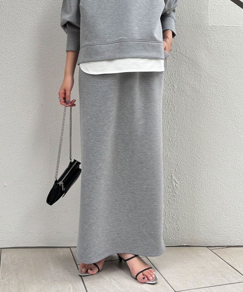 COLLAGE GALLARDAGALANTE（コラージュガリャルダガランテ）の「ダンボールセットアップ/2点セットアイテム/WEB限定（ワンピース・レディース・グレー/ブラック・FREE）」の5枚目の写真