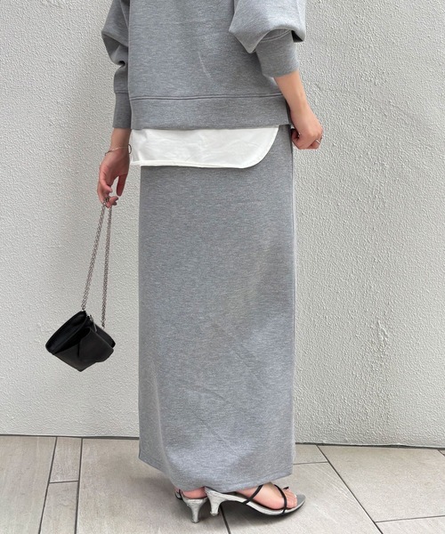 COLLAGE GALLARDAGALANTE（コラージュガリャルダガランテ）の「ダンボールセットアップ/2点セットアイテム/WEB限定（ワンピース・レディース・グレー/ブラック・FREE）」の3枚目の写真