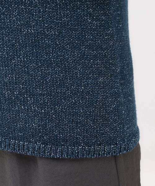 UNTITLED（アンタイトル）の「◆【オールシーズン/ラメ】Vネックベスト（ベスト・レディース・ブルー系その他/ダークブラウン/ナチュラル・00/02/04/44/48）」の18枚目の写真