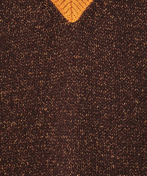 UNTITLED（アンタイトル）の「◆【オールシーズン/ラメ】Vネックベスト（ベスト・レディース・ブルー系その他/ダークブラウン/ナチュラル・00/02/04/44/48）」の22枚目の写真