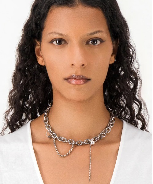 JUSTINE CLENQUET(ジュスティーヌクランケ)の「JUSTINE CLENQUET/ジュスティーヌ・クランケ/LUCY NECKLACE(ネックレス・レディース・シルバー・F)」の3枚目の写真