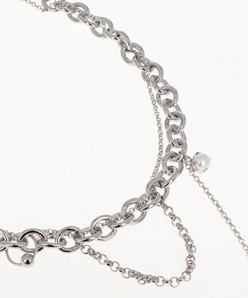 JUSTINE CLENQUET(ジュスティーヌクランケ)の「JUSTINE CLENQUET/ジュスティーヌ・クランケ/LUCY NECKLACE(ネックレス・レディース・シルバー・F)」の4枚目の写真