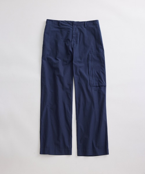 ADAM ET ROPE'(アダムエロペ)の「ガーメントダイ ワイドストレート カーゴトラウザーズ / ロングシーズン着用可能(カーゴパンツ・メンズ・ネイビー/ライトグレー/ベージュ系その他・L/M)」の17枚目の写真