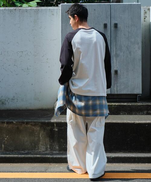 WEGO（ウィゴー）の「WEGO/ラグラングラフィックBIG T（Tシャツ/カットソー・メンズ・ブラック系その他/スミクロ/ブラック・MEDIUM/LARGE）」の18枚目の写真