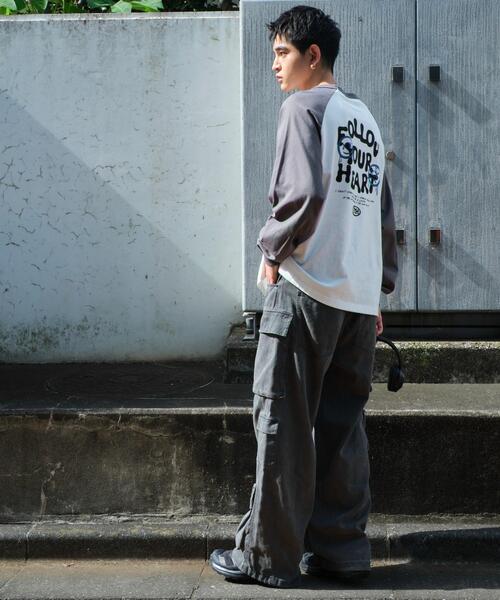 WEGO（ウィゴー）の「WEGO/ラグラングラフィックBIG T（Tシャツ/カットソー・メンズ・ブラック系その他/スミクロ/ブラック・MEDIUM/LARGE）」の15枚目の写真