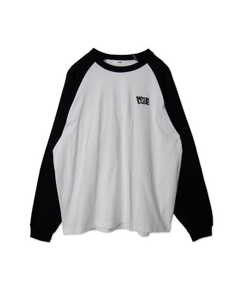 WEGO（ウィゴー）の「WEGO/ラグラングラフィックBIG T（Tシャツ/カットソー・メンズ・ブラック系その他/スミクロ/ブラック・MEDIUM/LARGE）」の9枚目の写真