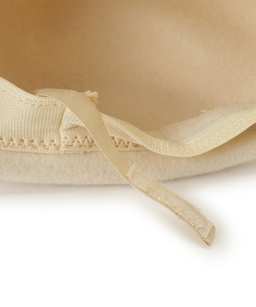 WILLSELECTION(ウィルセレクション)の「ベルト付きウールハット(キャスケット・レディース・オフホワイト/ブラック・FREE)」の9枚目の写真