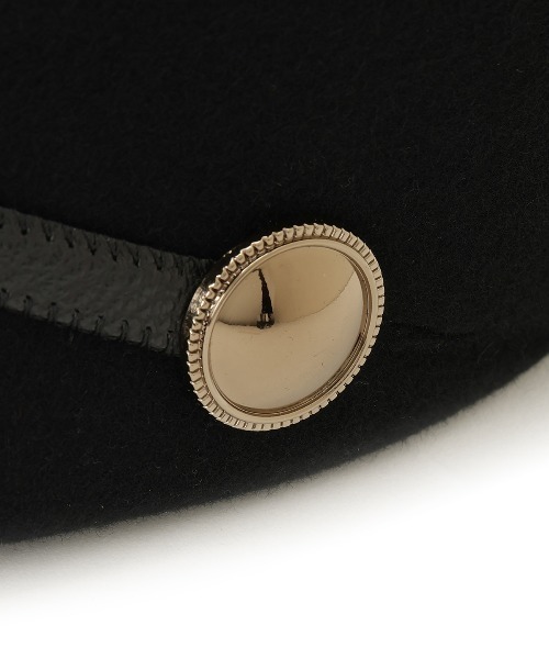 WILLSELECTION(ウィルセレクション)の「ベルト付きウールハット(キャスケット・レディース・オフホワイト/ブラック・FREE)」の17枚目の写真