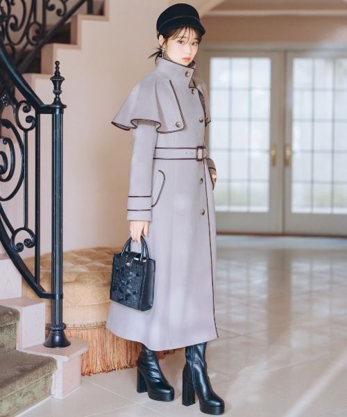 WILLSELECTION(ウィルセレクション)の「ベルト付きウールハット(キャスケット・レディース・オフホワイト/ブラック・FREE)」の21枚目の写真