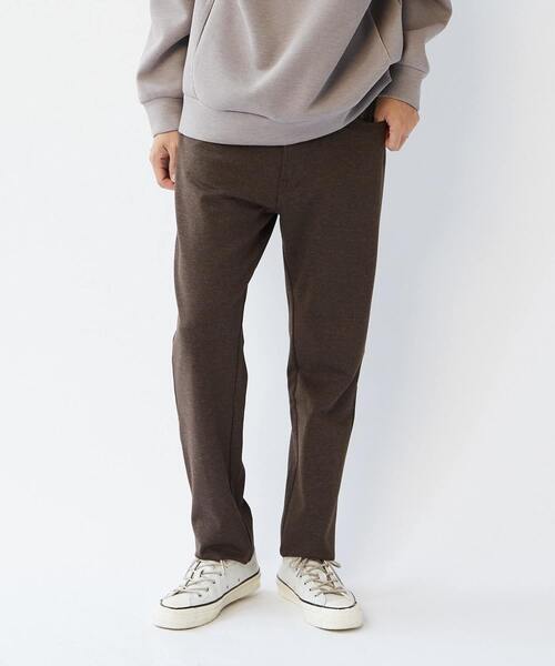 MEN'S MELROSE(メンズメルローズ)の「ウーリーニットツイルスリムテーパード5ポケットパンツ(その他パンツ・メンズ・ブラック/ブラウン/グレー/ネイビー・4/5/2/3)」の4枚目の写真