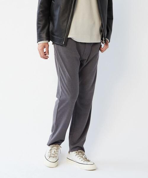 MEN'S MELROSE(メンズメルローズ)の「ウーリーニットツイルスリムテーパード5ポケットパンツ(その他パンツ・メンズ・ブラック/ブラウン/グレー/ネイビー・4/5/2/3)」の3枚目の写真