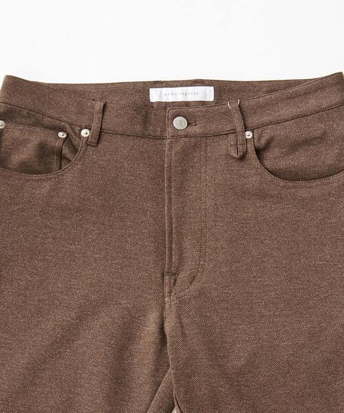 MEN'S MELROSE(メンズメルローズ)の「ウーリーニットツイルスリムテーパード5ポケットパンツ(その他パンツ・メンズ・ブラック/ブラウン/グレー/ネイビー・4/5/2/3)」の9枚目の写真