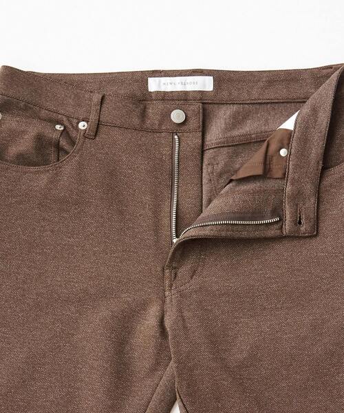 MEN'S MELROSE(メンズメルローズ)の「ウーリーニットツイルスリムテーパード5ポケットパンツ(その他パンツ・メンズ・ブラック/ブラウン/グレー/ネイビー・4/5/2/3)」の10枚目の写真