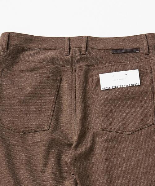 MEN'S MELROSE(メンズメルローズ)の「ウーリーニットツイルスリムテーパード5ポケットパンツ(その他パンツ・メンズ・ブラック/ブラウン/グレー/ネイビー・4/5/2/3)」の11枚目の写真