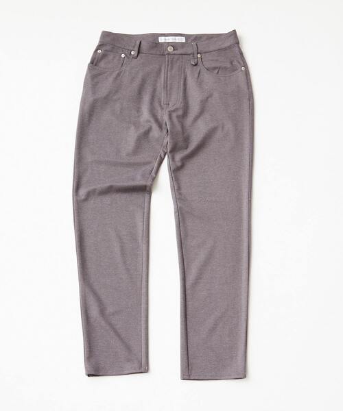 MEN'S MELROSE(メンズメルローズ)の「ウーリーニットツイルスリムテーパード5ポケットパンツ(その他パンツ・メンズ・ブラック/ブラウン/グレー/ネイビー・4/5/2/3)」の12枚目の写真