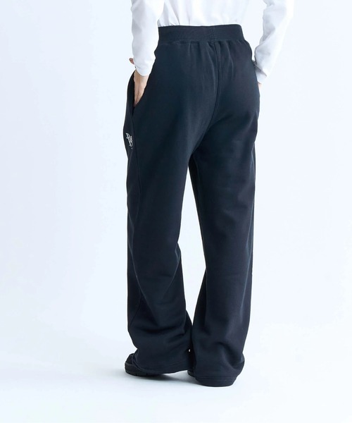 ROXY(ロキシー)の「BORN TO BE ROXY PANT/ロキシードローコード付きワイドシルエットスウェットパンツ(スウェットパンツ・レディース・ブラック/ブラウン/グレー・SMALL/MEDIUM/LARGE)」の5枚目の写真