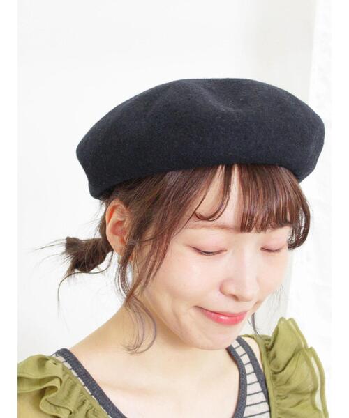 Samansa Mos2（サマンサ モスモス）の「バスクベレー帽（ハット・レディース・ボルドー/モカ/ブラック・F）」の14枚目の写真