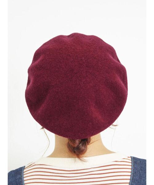 Samansa Mos2（サマンサ モスモス）の「バスクベレー帽（ハット・レディース・ボルドー/モカ/ブラック・F）」の19枚目の写真