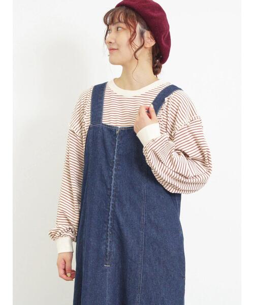 Samansa Mos2（サマンサ モスモス）の「バスクベレー帽（ハット・レディース・ボルドー/モカ/ブラック・F）」の9枚目の写真