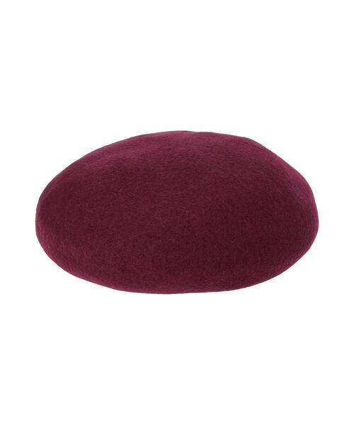 Samansa Mos2（サマンサ モスモス）の「バスクベレー帽（ハット・レディース・ボルドー/モカ/ブラック・F）」の4枚目の写真
