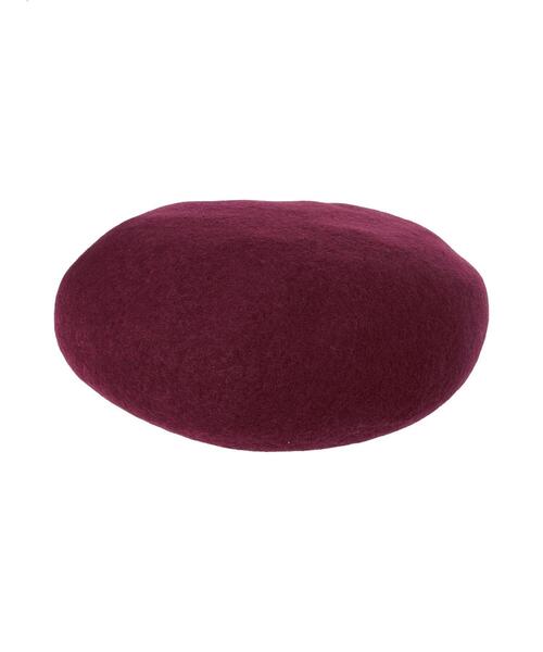 Samansa Mos2（サマンサ モスモス）の「バスクベレー帽（ハット・レディース・ボルドー/モカ/ブラック・F）」の5枚目の写真