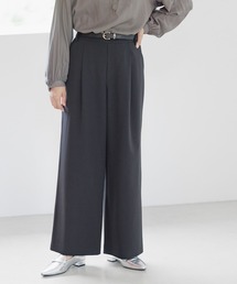 Elura | ＜レギュラー／低身長サイズ＞映えラクワイドパンツ(その他パンツ)