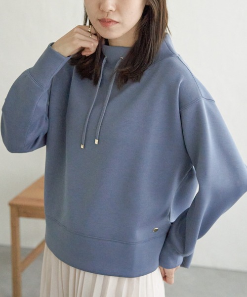 ikka（イッカ）の「【洗濯機で洗える／親子コーデ】GOKU楽ダンボールスピンドル（スウェット・レディース・ベージュ/モカ/レッド系その他/ダークグリーン/ブルー/ブラック・M/L/S）」の5枚目の写真