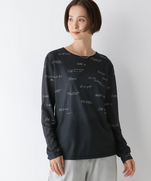 LEPSIM（レプシィム）の「レタリングロンT　140913（Tシャツ/カットソー・レディース・グレー/ライトグレー・FREE）」の19枚目の写真