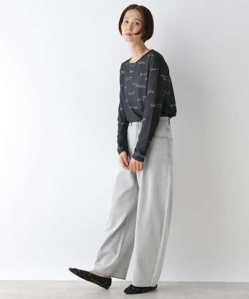 LEPSIM（レプシィム）の「レタリングロンT　140913（Tシャツ/カットソー・レディース・グレー/ライトグレー・FREE）」の22枚目の写真