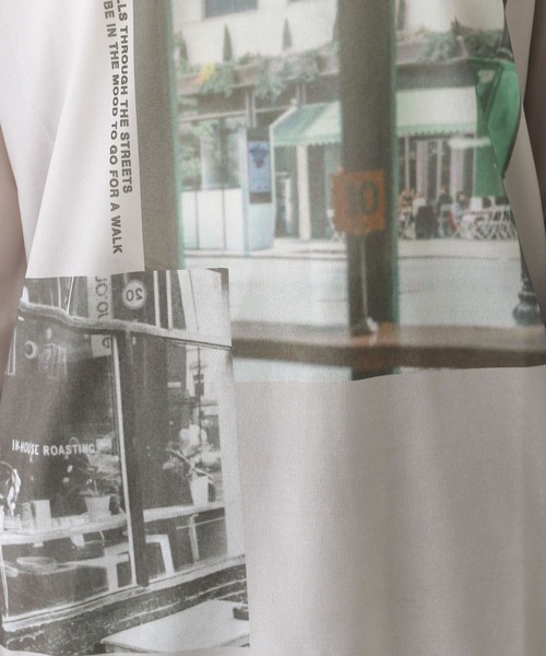 LEPSIM（レプシィム）の「レタリングロンT　140913（Tシャツ/カットソー・レディース・グレー/ライトグレー・FREE）」の10枚目の写真