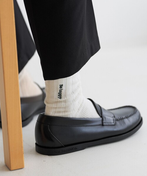 green label relaxing（グリーンレーベルリラクシング）の「GLR スーベニア ソックス（ソックス/靴下・メンズ・ダークグリーン/ナチュラル/オフホワイト・FREE）」の2枚目の写真