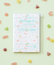 MARK'S（マークス）の「マークス 手帳 2025 スケジュール帳 2024年12月始まり 月間ブロック B6変型 ストレージイット/干支（手帳/メモ帳・メンズ）」