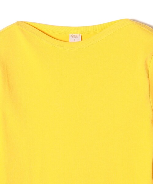 gicipi（ジチピ）の「gicipi:〈洗濯機可能〉CAVOLFIORE（Tシャツ/カットソー・レディース・ブラック/ホワイト/ブラウン/イエロー・ONE SIZE）」の10枚目の写真