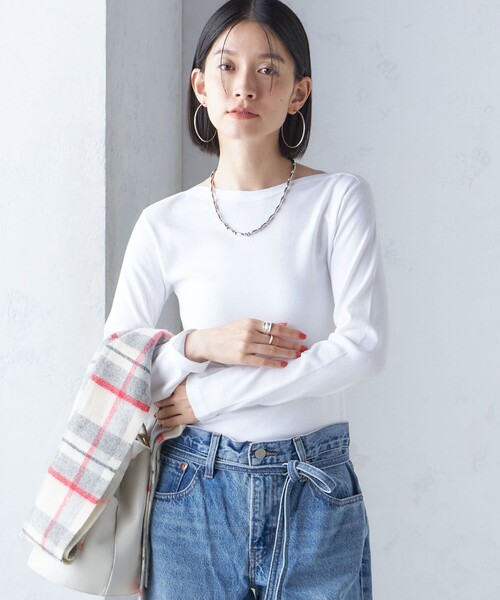 gicipi（ジチピ）の「gicipi:〈洗濯機可能〉CAVOLFIORE（Tシャツ/カットソー・レディース・ブラック/ホワイト/ブラウン/イエロー・ONE SIZE）」の14枚目の写真