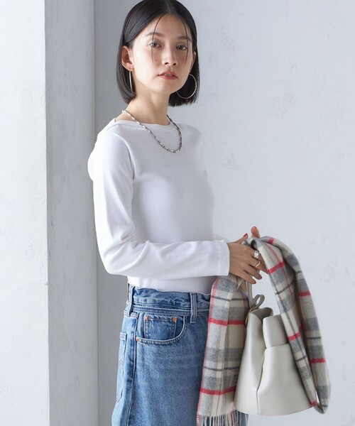 gicipi（ジチピ）の「gicipi:〈洗濯機可能〉CAVOLFIORE（Tシャツ/カットソー・レディース・ブラック/ホワイト/ブラウン/イエロー・ONE SIZE）」の16枚目の写真