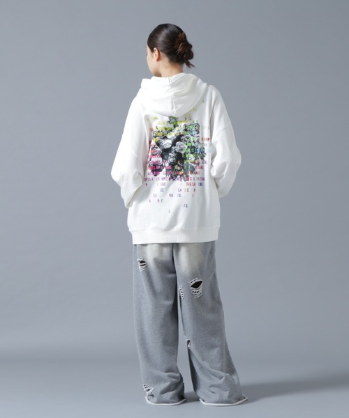 【WEB&DEPOT限定】A4A/エーフォーエー/SWEAT HOODIE FLOWER（パーカー）｜A4A（エーフォーエー）