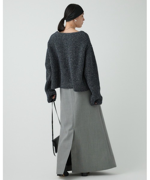 Chaos（カオス）の「Chaos(カオス)/ログランニット（ニット/セーター・レディース・ダークネイビー/アイボリー・FREE）」の21枚目の写真