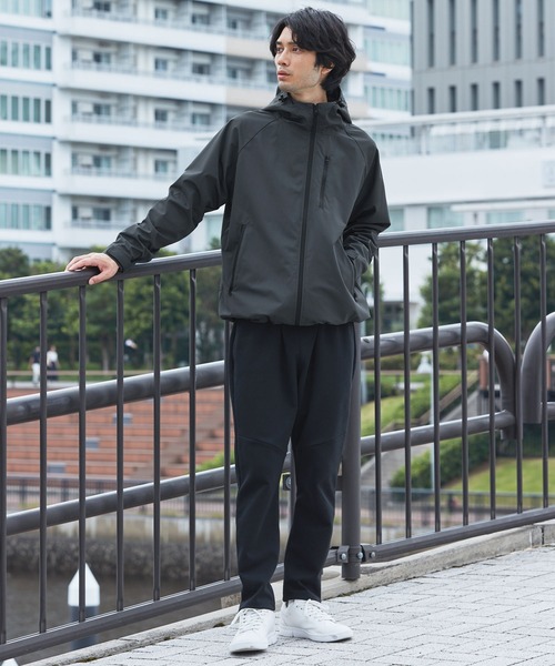 SPU（スプ）の「3レイヤー撥水・防風・透湿マウンテンパーカージャケット（マウンテンパーカー・メンズ・ブラック/カーキ/チャコール・S/M/L/XL）」の9枚目の写真