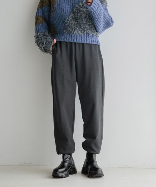 LOWRYS FARM(ローリーズファーム)の「スウェットジョグパンツ 133401(スウェットパンツ・レディース・グレー/チャコールグレー/アイボリー・FREE)」の2枚目の写真