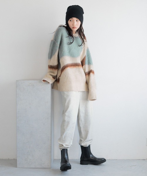 LOWRYS FARM(ローリーズファーム)の「スウェットジョグパンツ 133401(スウェットパンツ・レディース・グレー/チャコールグレー/アイボリー・FREE)」の11枚目の写真